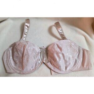 42D Bra Bali 3562 Womens Beige Underwire Mesh Back